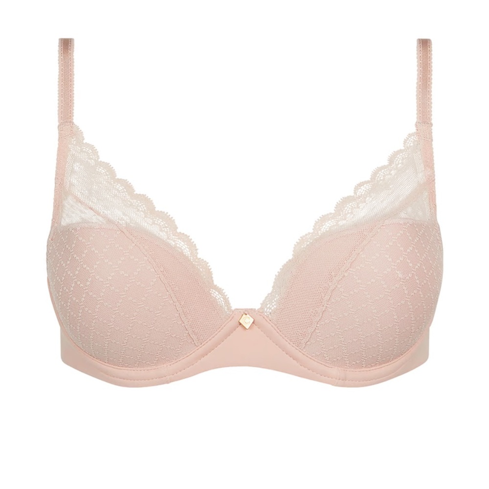 Chantelle NORAH Chic Plunge T-Shirt Bra - Nude Rose